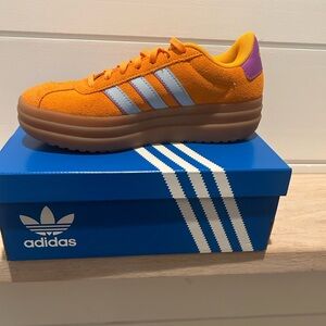 adidas Orange and Purple Athletic Shoes